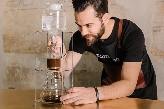 Cold brew coffee tower