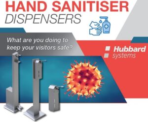 Hand Sanitiser Dispenser from Hubbard Systems