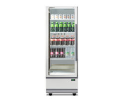 Skope ActiveCore 1 Glass Door Bottom Mount Upright Display Fridge