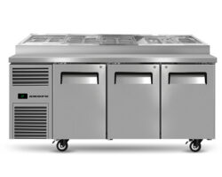 Skope 3 door Pizza Prep fridge