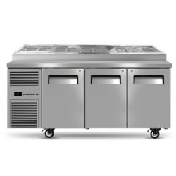 Skope 3 door Pizza Prep fridge