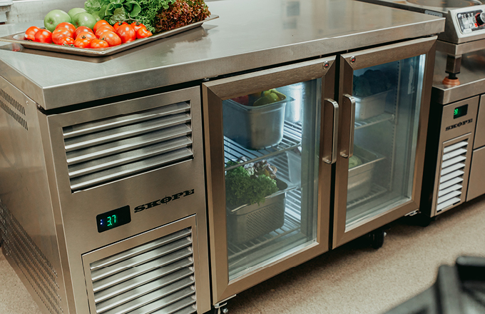 ReFlex 2 Glass Door Counter Fridge