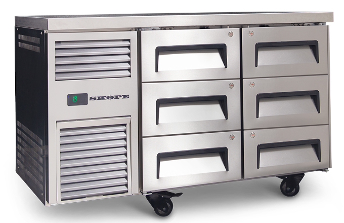 Skope Reflex 6 draw undercounter fridge