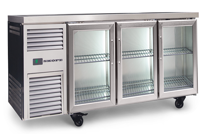ReFlex 3 Glass Door Counter Fridge