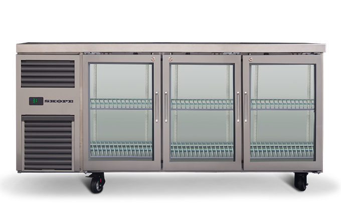 ReFlex 3 Glass Door Counter Fridge