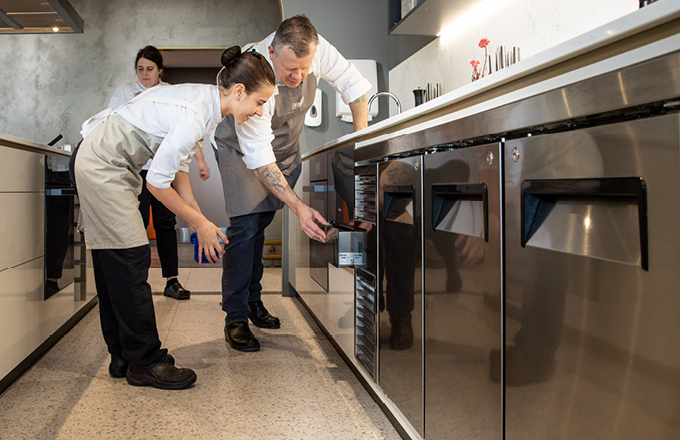 ReFlex 4 Solid Door Counter Fridge