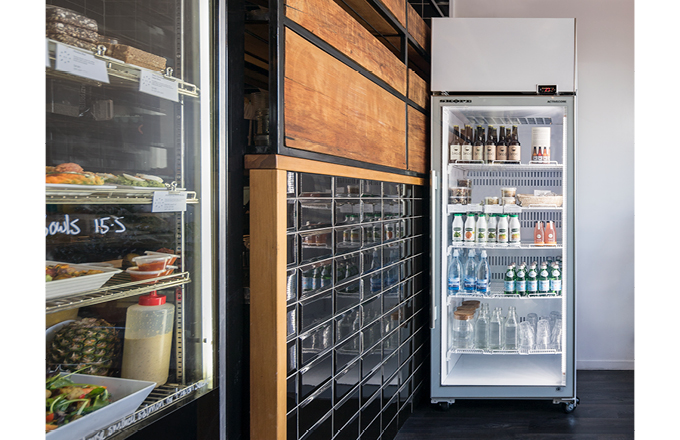 Skope ActiveCore 1 Glass Door Top Mount Upright Display Fridge