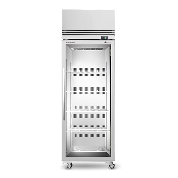 Skope ActiveCore 1 Glass Door Top Mount Upright Display Freezer