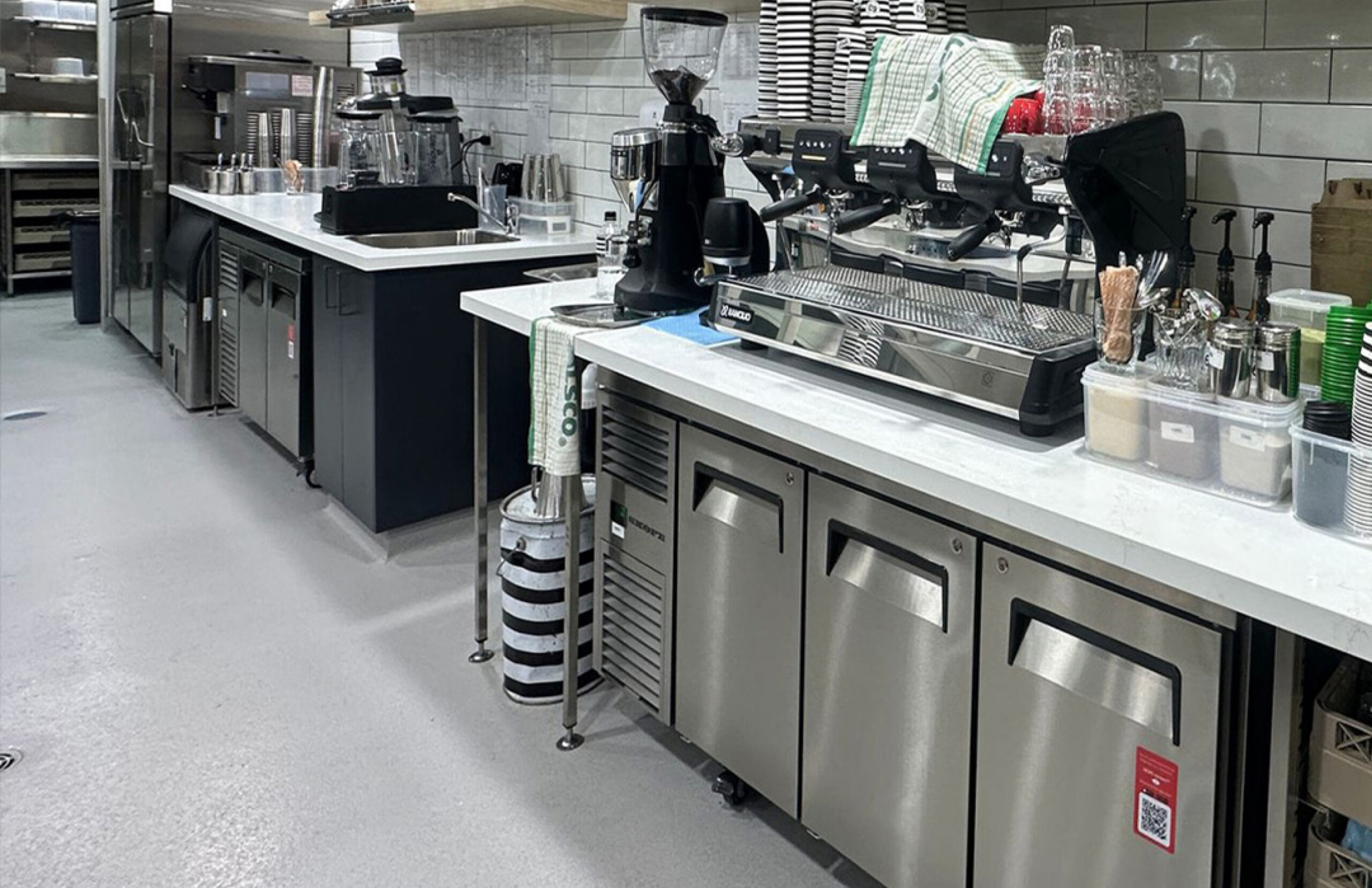 SKOPE Undercounter fridges in a coffee shop