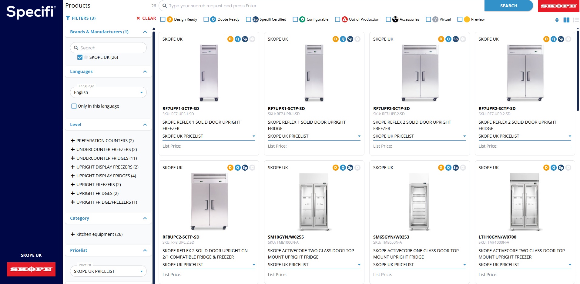 SKOPE products are now available on Specifi